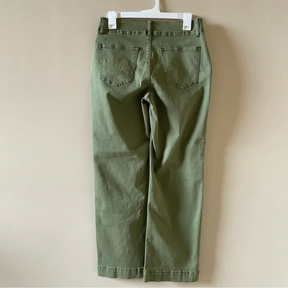 NWT Flamingals Green Wide Leg Pants Size S - Picture 4 of 5